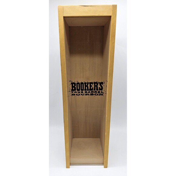 Bookers True Barrel Bouron Highest Grade Bourbon Wooden Container - Picture 2 of 8